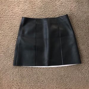 T by Alexander Wang leather skirt!